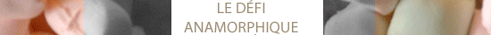 Logo défi anamorphique